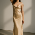 Champagne Dreams — Bias-Cut Silk Slip Dress view 8