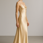Champagne Dreams — Bias-Cut Silk Slip Dress view 3