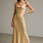 Champagne Dreams — Bias-Cut Silk Slip Dress view 5