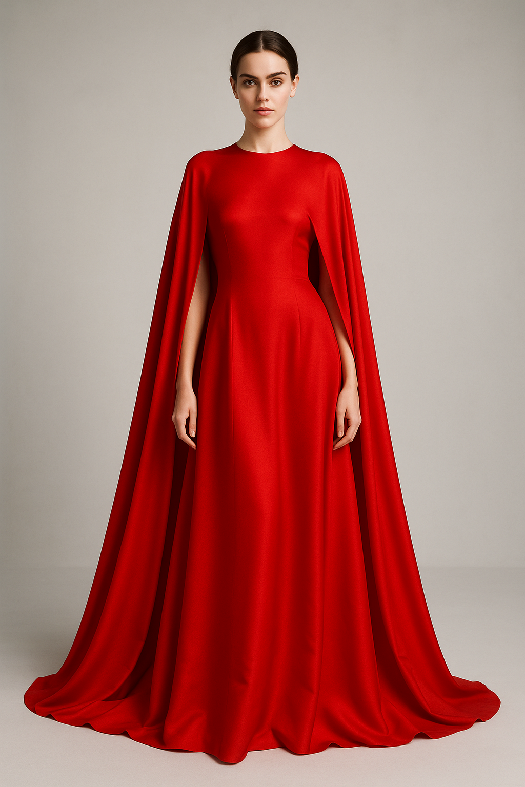 Écarlate Vif — The Scarlet Cape Gown