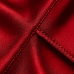 Flamme Rouge Halter Gown in Crimson Silk view 4