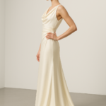 Lumière d'Ivoire — Draped Silk Gown view 3