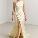 Lumière d'Ivoire — Draped Silk Gown view 6