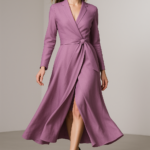Mauve Sérénité — Exquisite Wrap Dress view 6