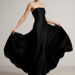 Noir Éternel — Silk Column Gown view 9
