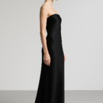 Noir Éternel — Silk Column Gown view 3