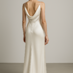 Perle Céleste — Cowl-Neck Silk Dress view 2