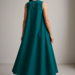 Turquoise Rêve — Teal Trapeze Dress view 2
